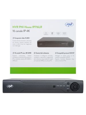 PNR House IP716LR NVR, 16 kanálov IP 4K, H.265