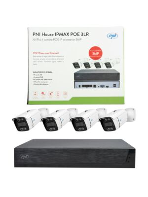 Súprava video sledovania PNI House IPMAX POE 3LR