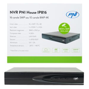 NVR PNI House IP816 so 16 kanálmi